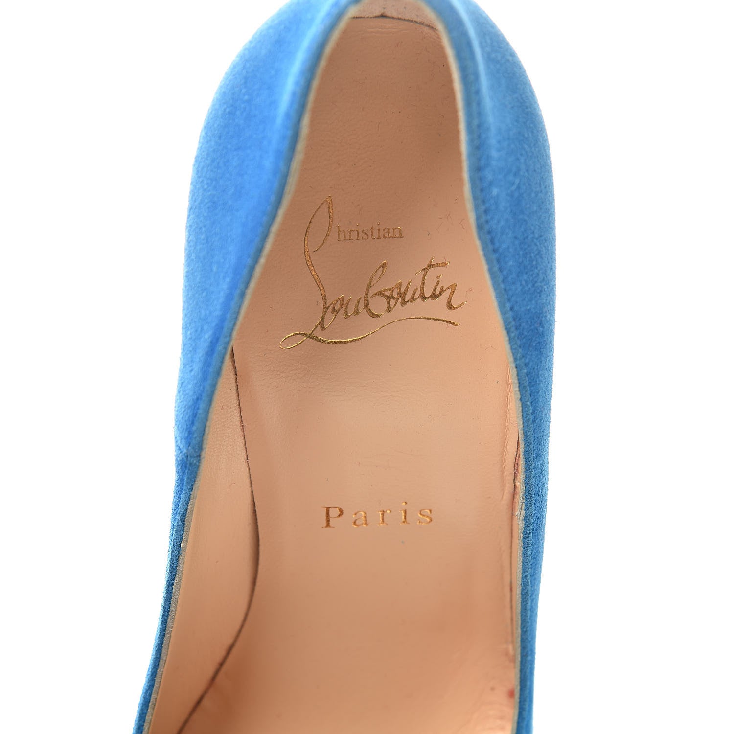 Christian Louboutin Veau Velours So Kate 120 Pumps 36 Egyptian Blue 6 of 11