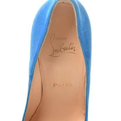 Christian Louboutin Veau Velours So Kate 120 Pumps 36 Egyptian Blue 6 of 11