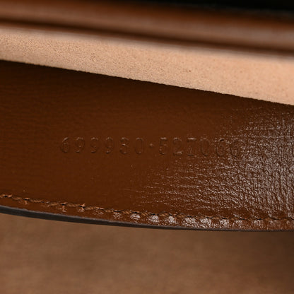 Gucci GG Supreme Monogram Azalea Calfskin Web Jackie 1961 Belt Bag 90 36 Beige Ebony Brown Sugar 7 of 11