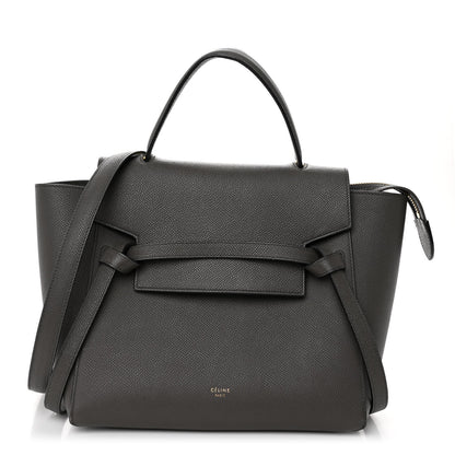 Celine Grained Calfskin Micro Belt Bag Grey 1 of 10