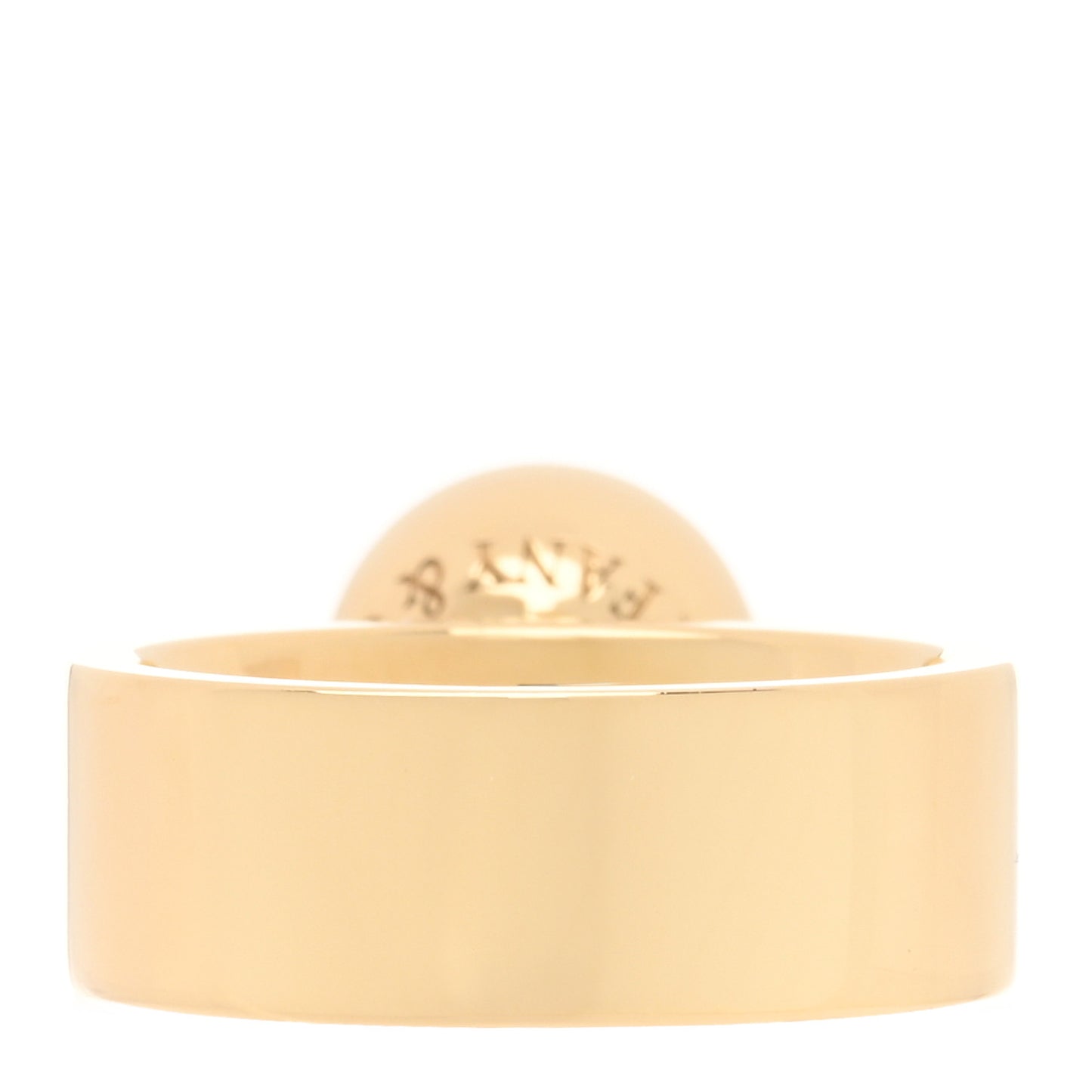 18K Yellow Gold HardWear Dangle Ball Ring 49 4.75