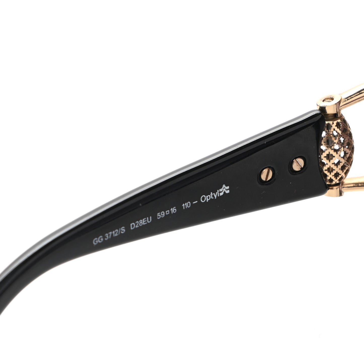 Acetate Sunglasses GG3712S Black