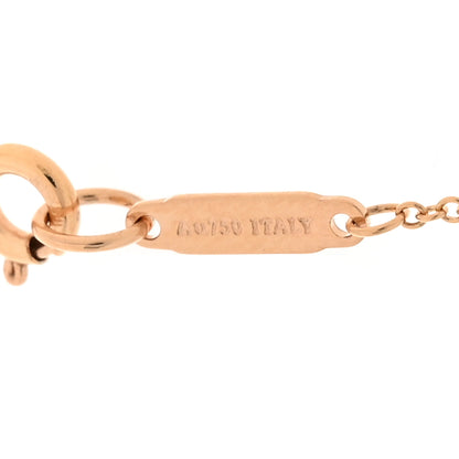 Tiffany 18K Rose Gold Atlas Open Pendant Necklace 5 of 6
