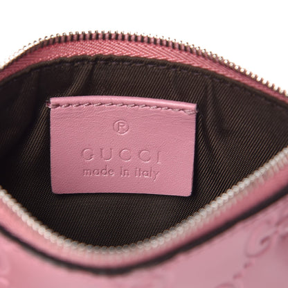 Gucci Guccissima Signature Key Case Carmine Rose 6 of 9