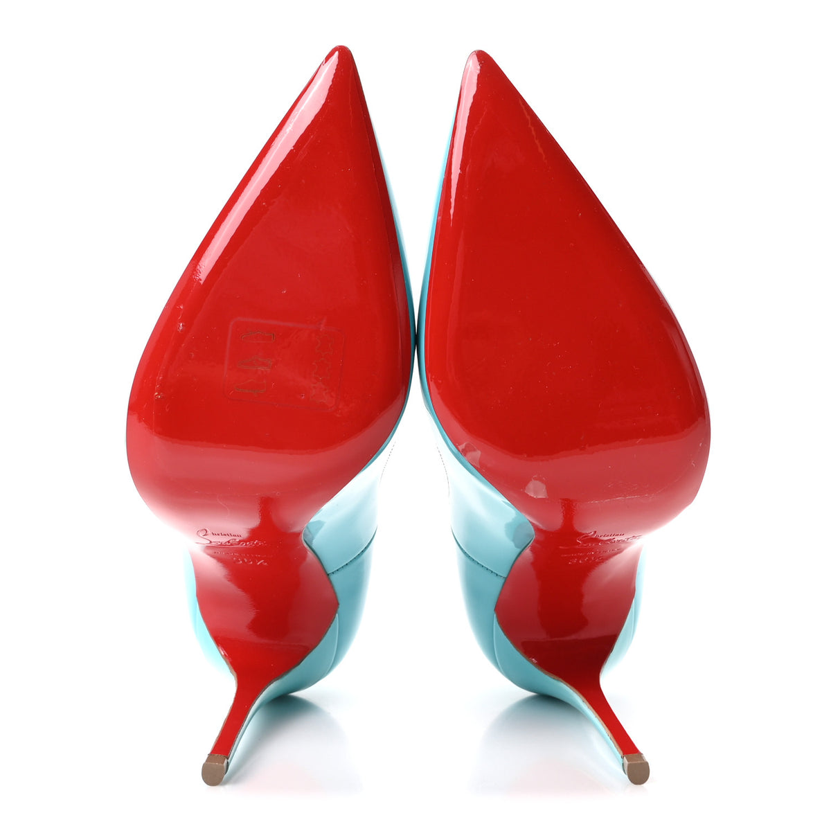 Christian Louboutin Patent So Kate 120 Pumps 36.5 Pacific 6 of 9