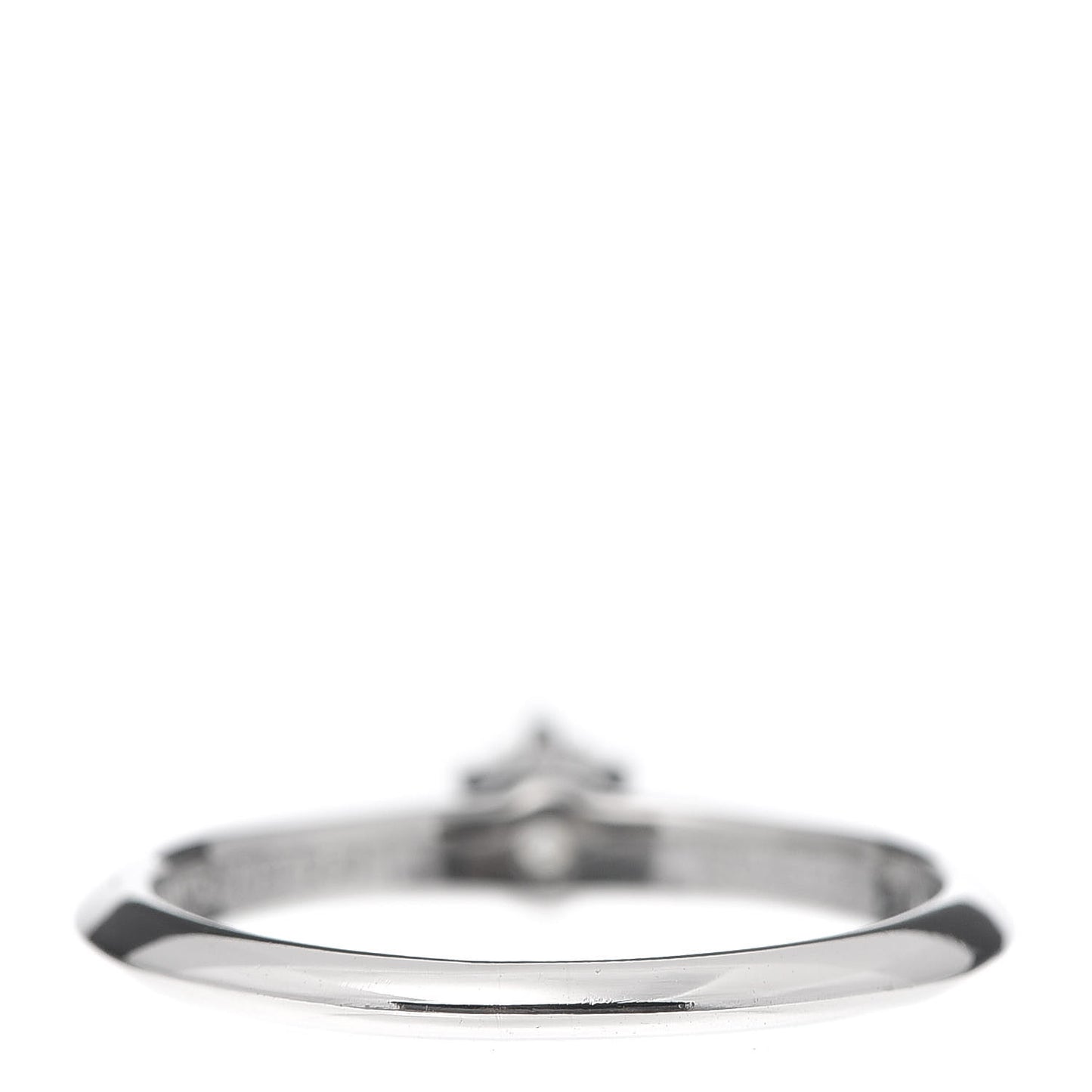 Platinum Diamond .19ct Solitaire Engagement Ring 51 5.75
