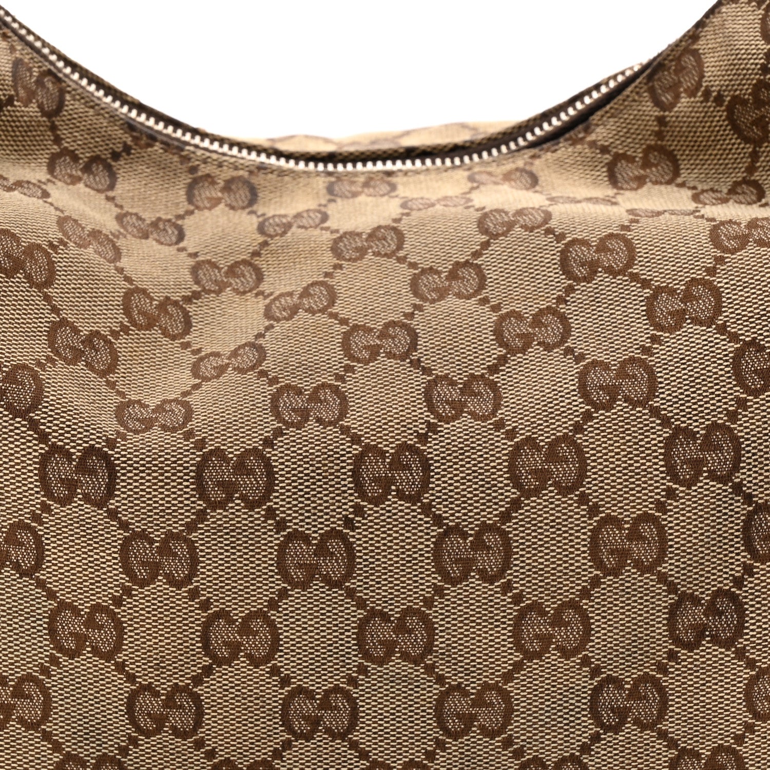 Gucci Monogram Medium Horsebit Chain Hobo Dark Brown 8 of 10