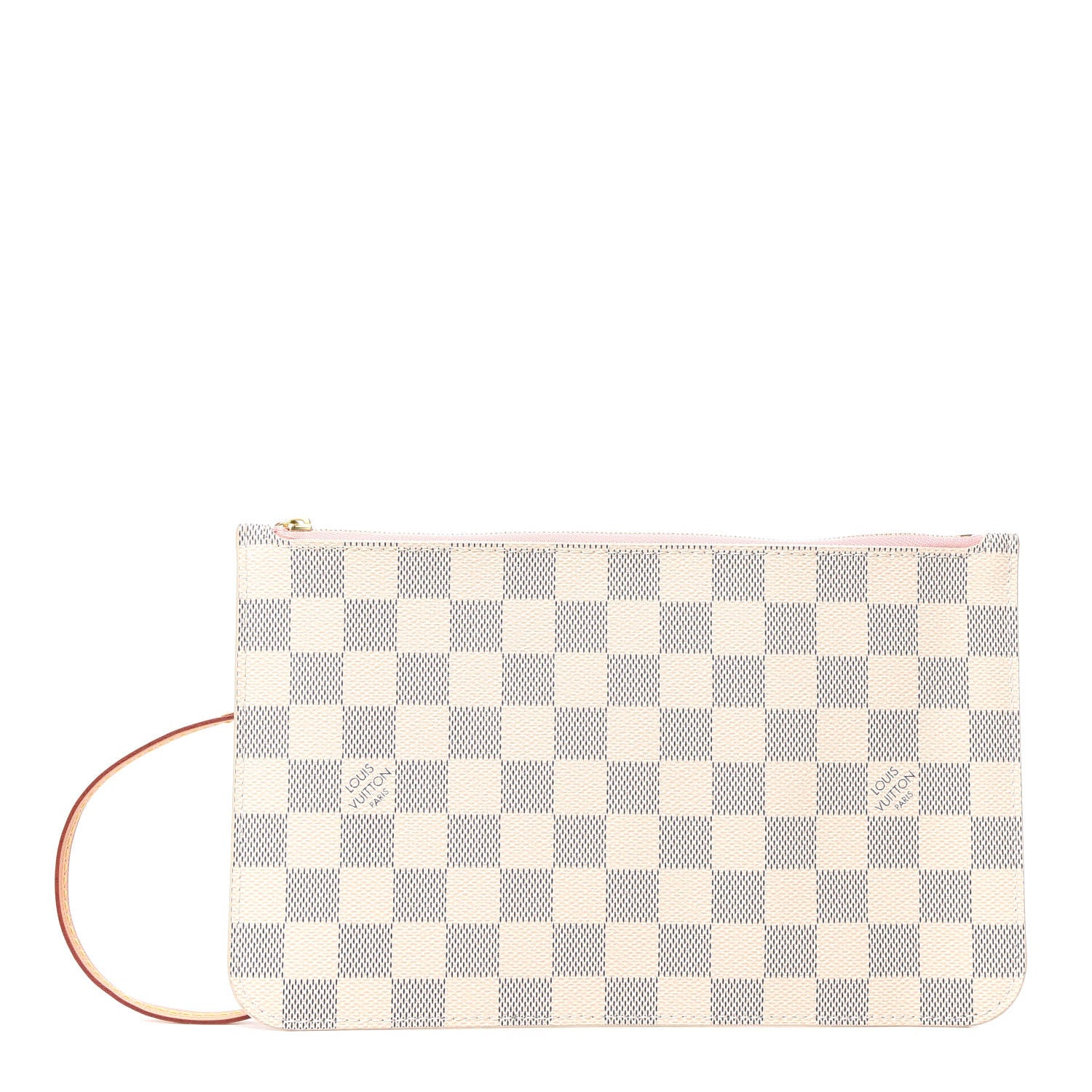 Louis Vuitton Damier Azur Neverfull MM GM Pochette Rose Ballerine 1 of 7