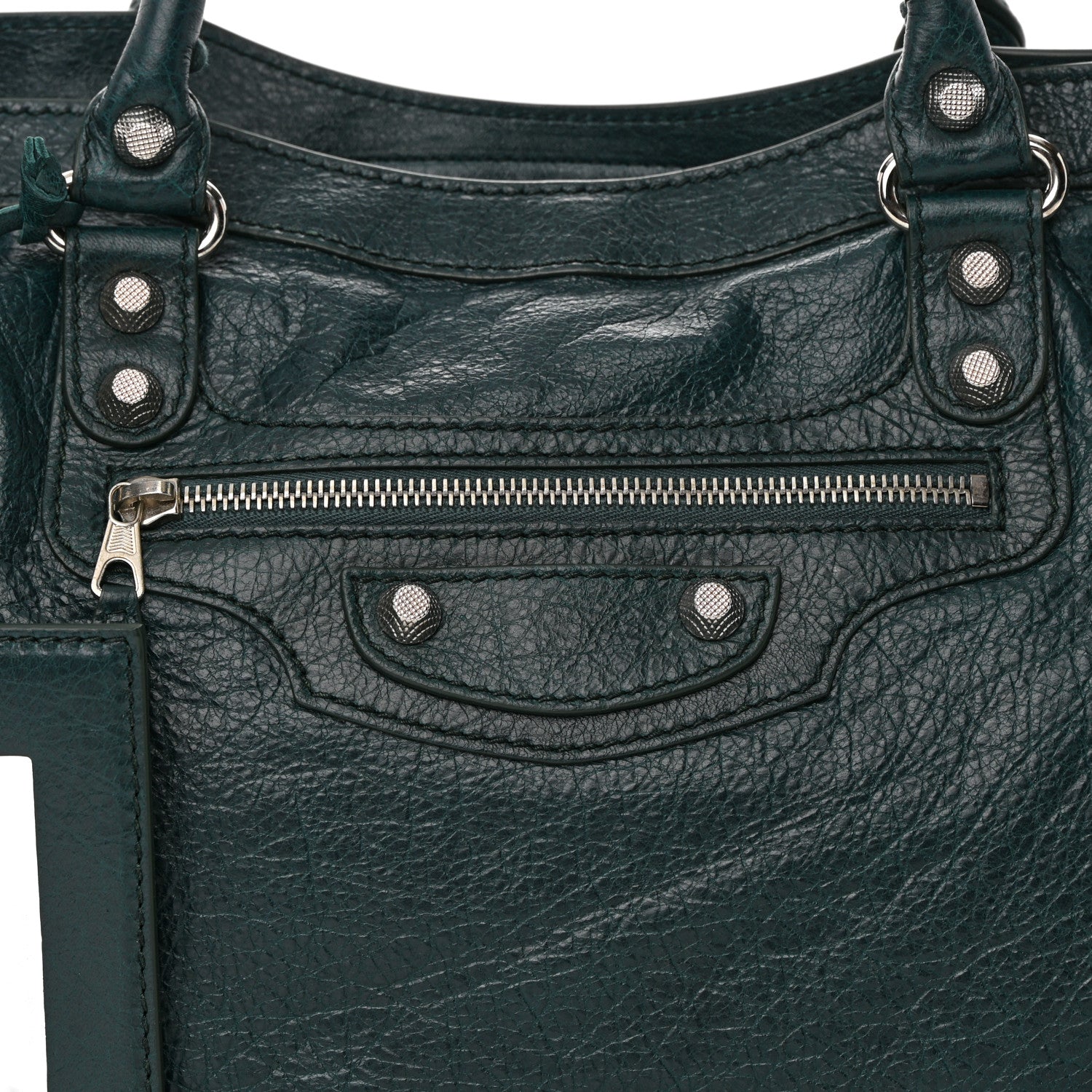 Balenciaga Agneau Giant 12 Silver Hardware City Vert Pinede 8 of 11