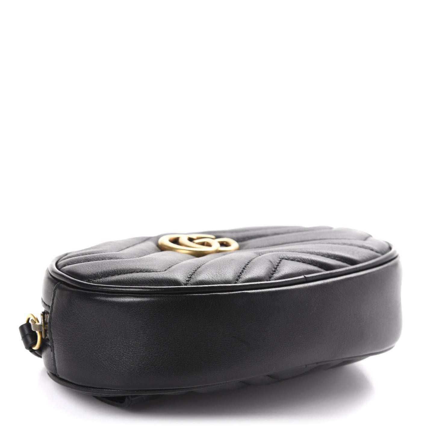 Calfskin Matelasse GG Marmont Belt Bag 85 34 Black