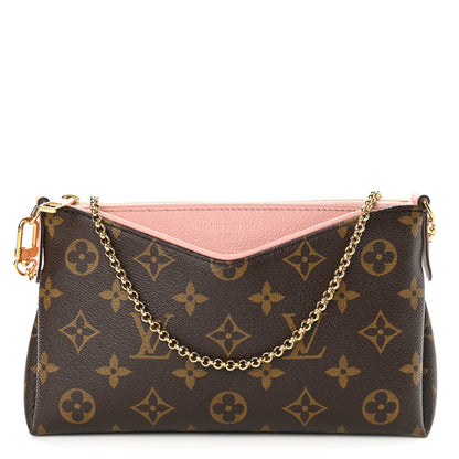Louis Vuitton Monogram Pallas Clutch Rose Poudre 1 of 10