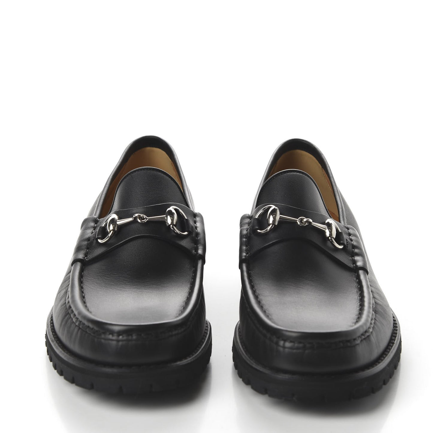 Laredo Calfskin Mens Horsebit Loafers 9.5 Black