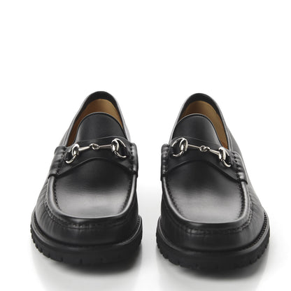 Gucci Laredo Calfskin Mens Horsebit Loafers 9.5 Black 2 of 10