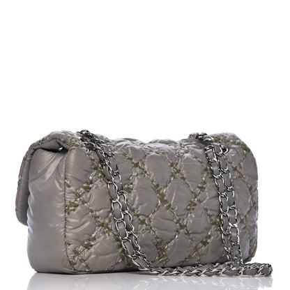 Chanel Nylon Quilted Medium Tweed on Stitch Bubble Green 3 of 17