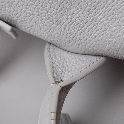 Saint Laurent Grained Calfskin Small Supple Sac De Jour Souris 16 of 18