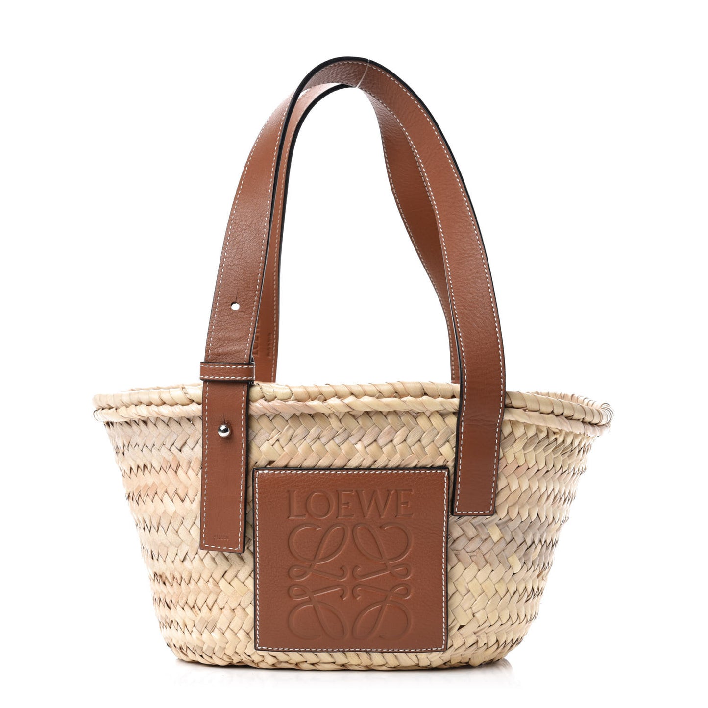 Raffia Basket Tote Bag Natural Tan