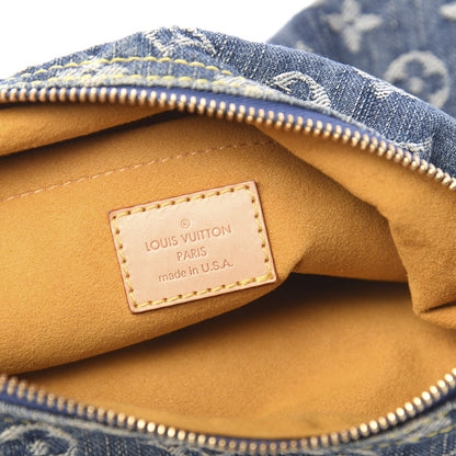 Louis Vuitton Monogram Denim Baggy PM Blue 6 of 11