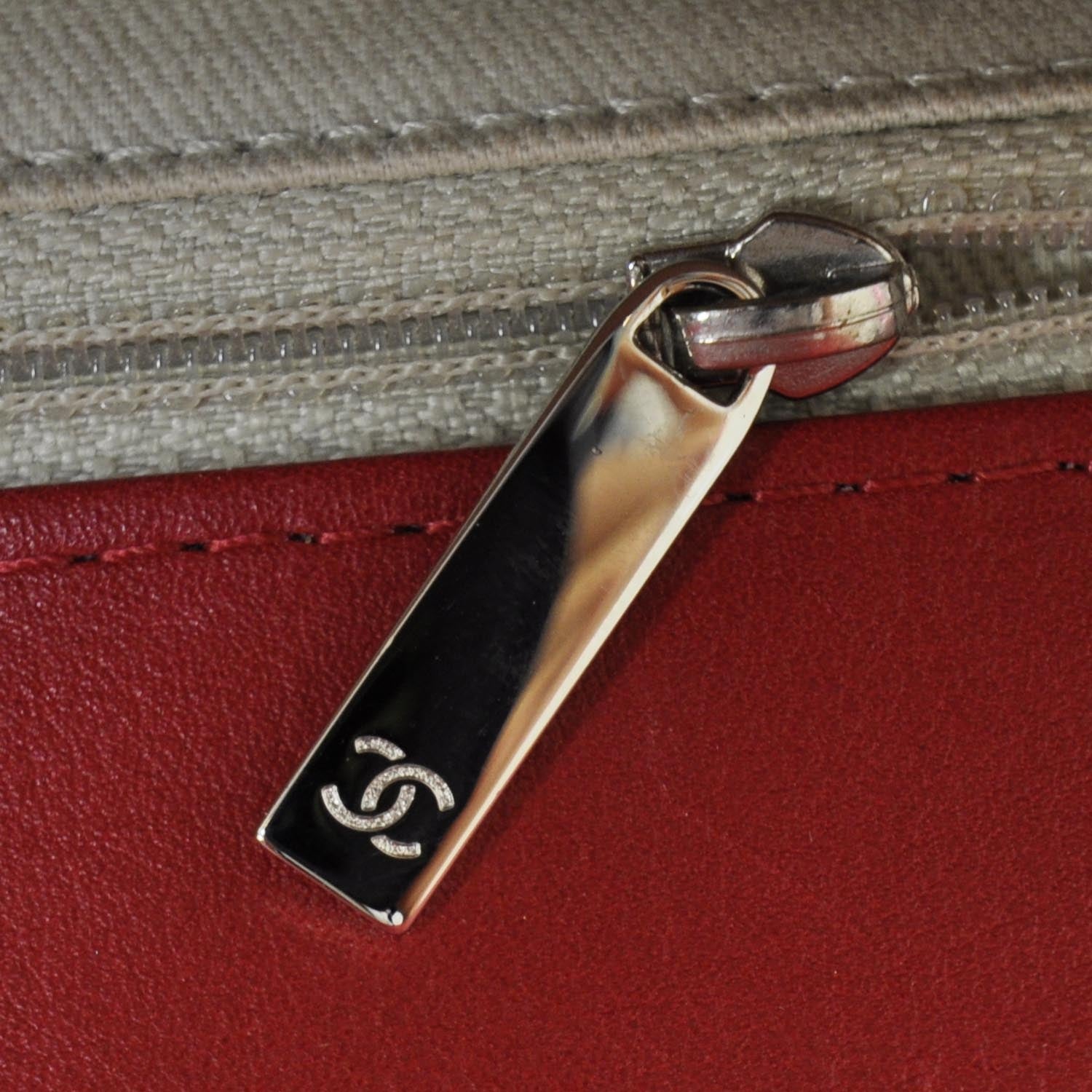 Chanel Leather Quilted In the Business Flap Bag Red 10 of 11