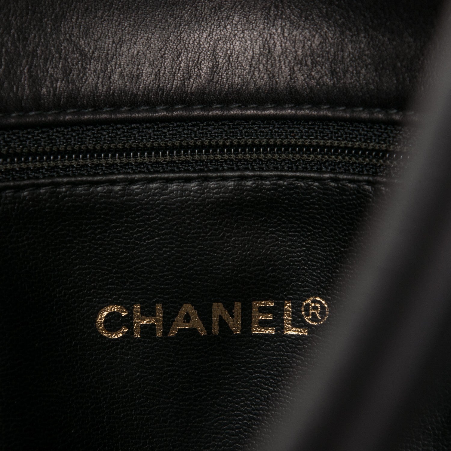 Chanel Lambskin CC Tote Black 7 of 8