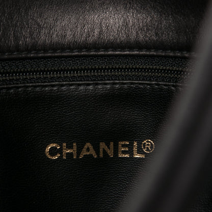 Chanel Lambskin CC Tote Black 7 of 8