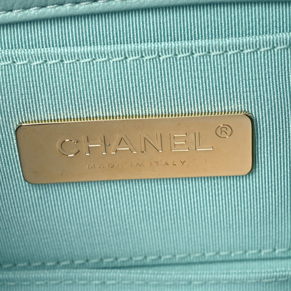 Chanel Lambskin Quilted Chanel 19 Waist Bag Light Blue 6 of 9