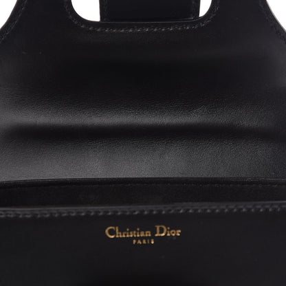 Christian Dior Calfskin D Fence Saddle Bag Black 9 of 11