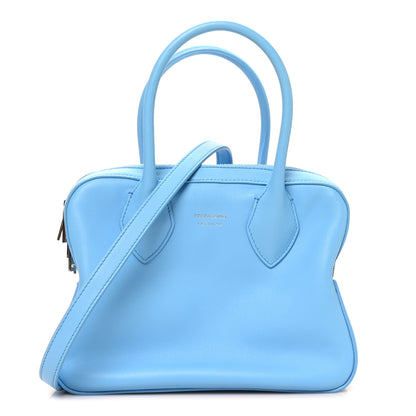 Salvatore Ferragamo Calfskin Star Top Handle Bag Blue 1 of 10
