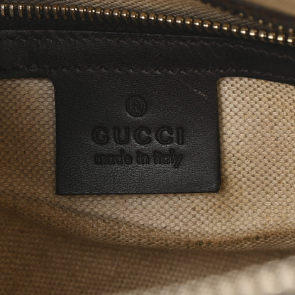 Gucci Monogram Vintage Web Medium Boston Dark Brown 6 of 12