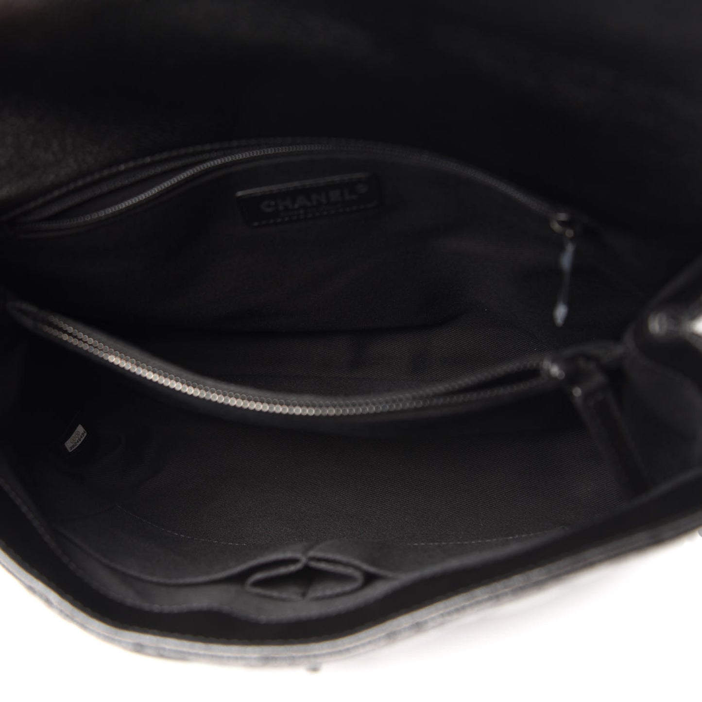 Caviar Quilted Medium Coco Handle Flap So Black