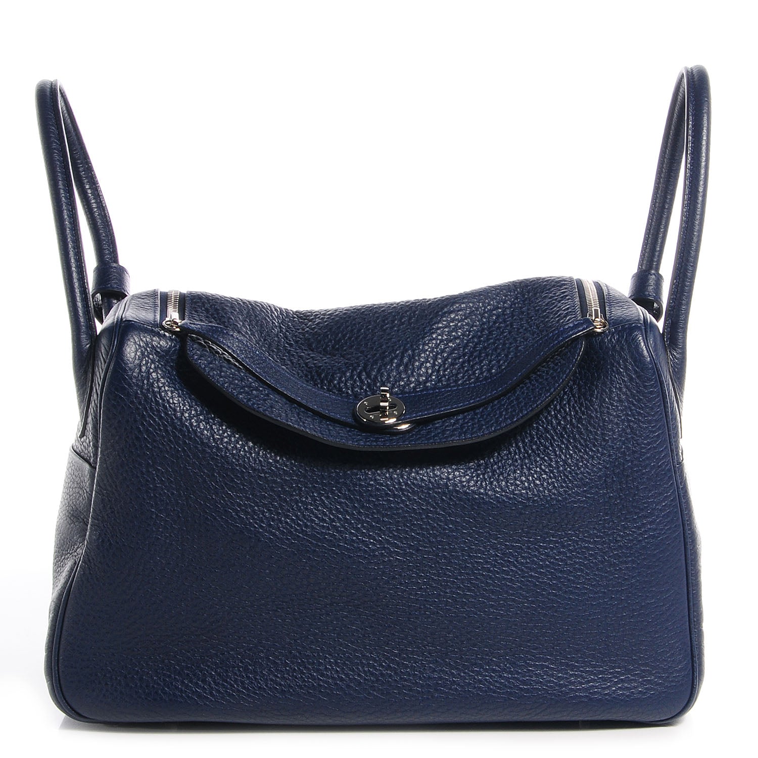 Hermes Taurillon Clemence Lindy 34 Bleu Abysse 1 of 10