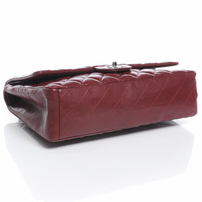 Chanel Caviar Quilted Maxi Double Flap Red 4 of 7
