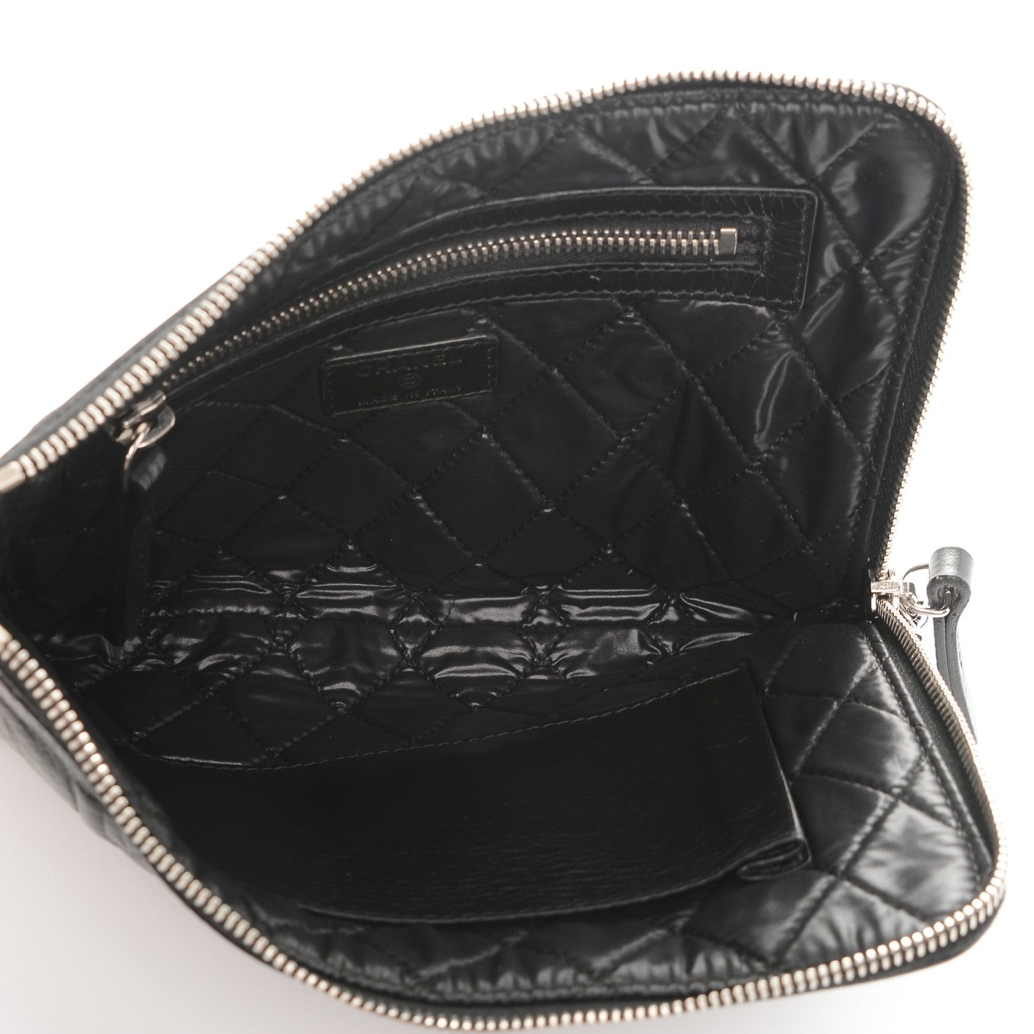 Chanel Calfskin Small Feminine Pouch Clutch Black 6 of 8