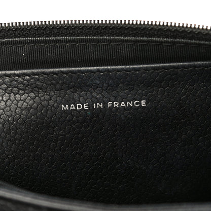 Chanel Caviar Half Moon Wallet On Chain WOC Black 7 of 23