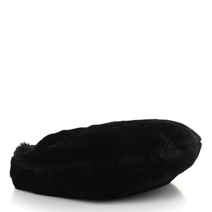Khaite Shearling Medium Olivia Hobo Black 4 of 11