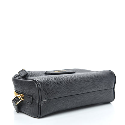 Tom Ford Grained Calfskin Large Cosmetic Pouch Black 4 of 7