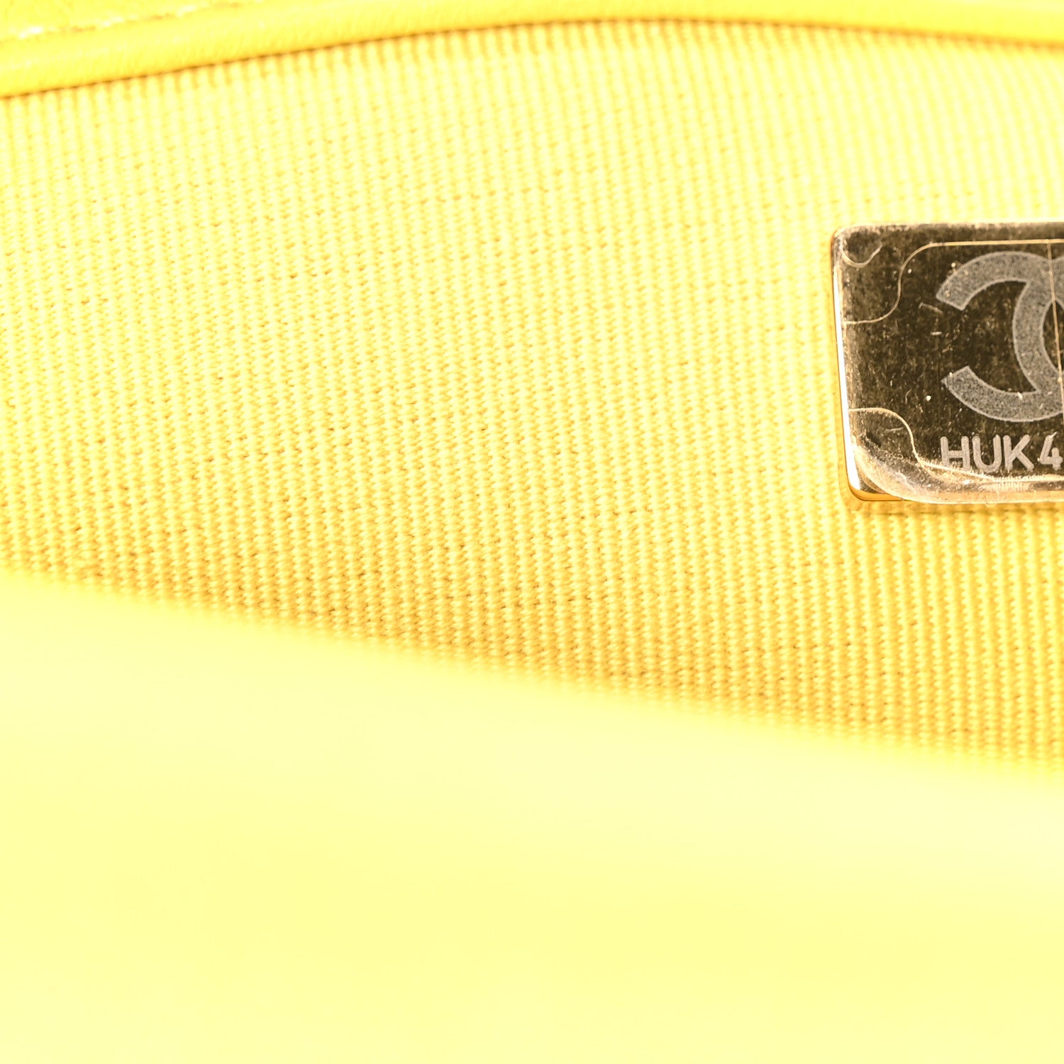 Chanel Lambskin Quilted Medium Chanel 19 Flap Yellow 7 of 10