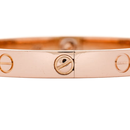 Cartier 18K Pink Gold LOVE Bracelet 16 4 of 9