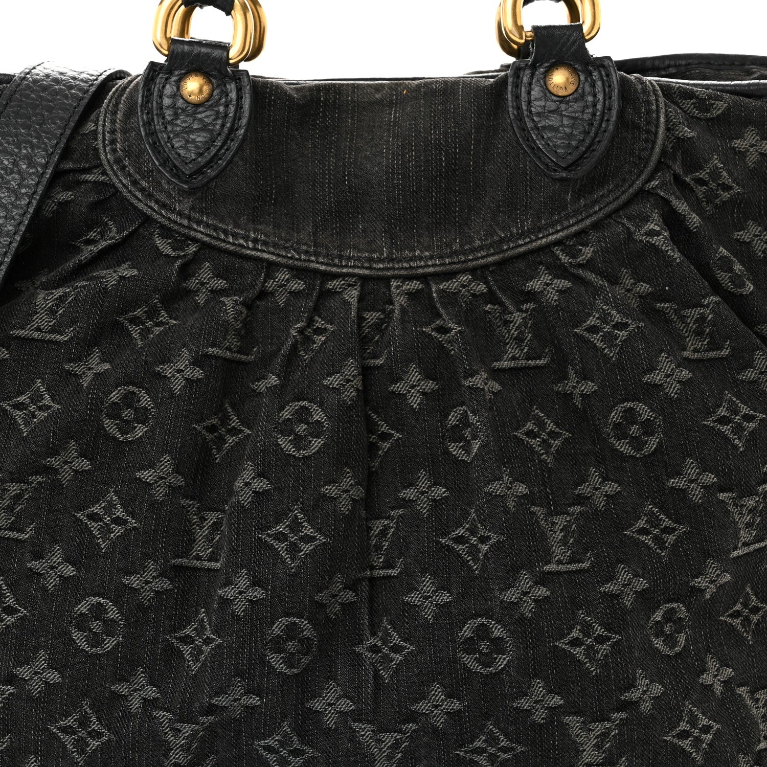 Louis Vuitton Denim Neo Cabby GM Black 8 of 10