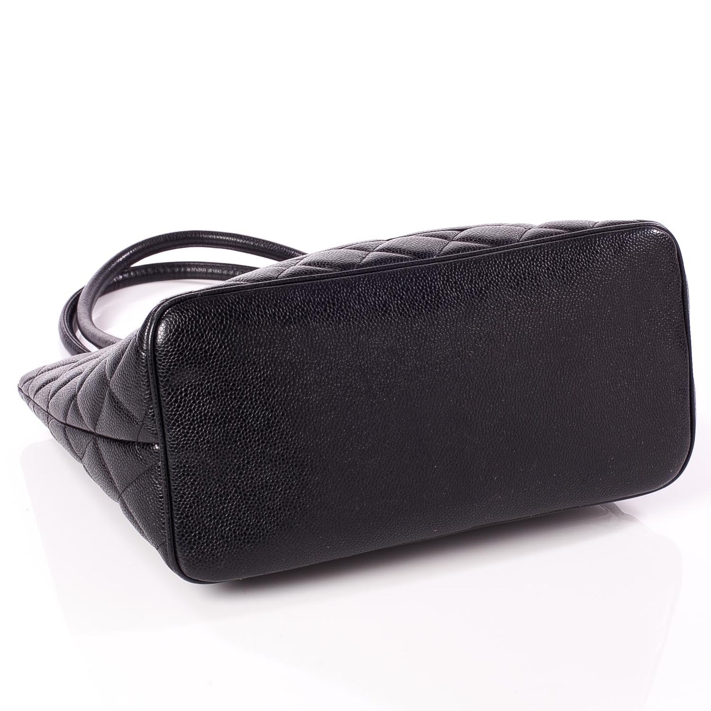 Caviar Medallion Tote Black