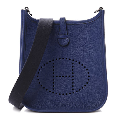 Hermes Taurillon Maurice Amazone Evelyne TPM Bleu Saphir Blue Indigo 1 of 11