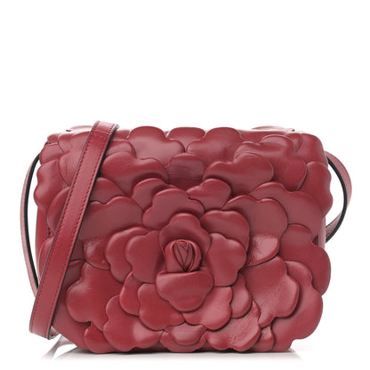 Valentino Garavani Nappa Atelier 03 Rose Edition Small Flap Crossbody Bag Cerise 1 of 11
