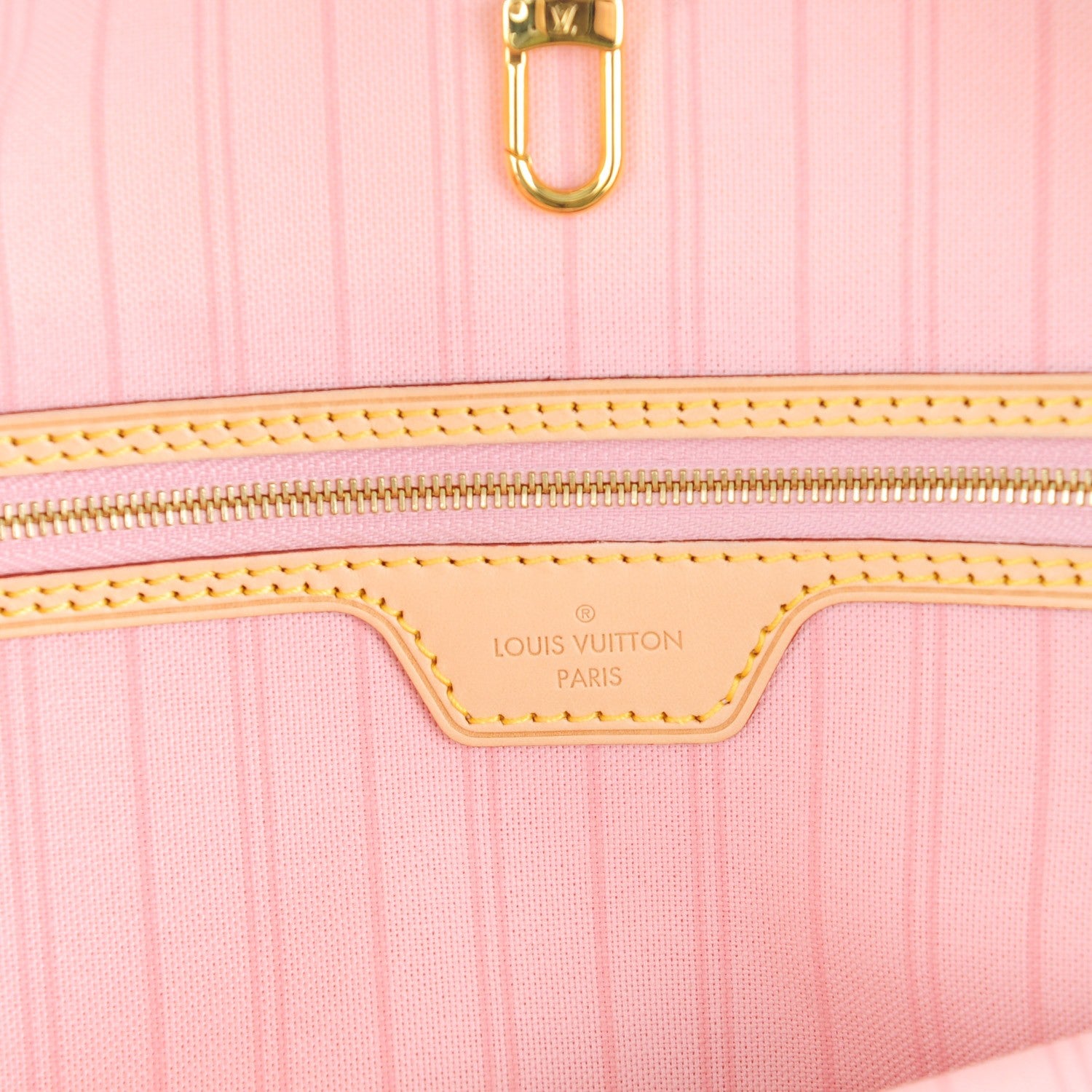 Louis Vuitton Damier Azur Delightful PM Rose Ballerine 6 of 8
