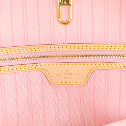 Louis Vuitton Damier Azur Delightful PM Rose Ballerine 6 of 8