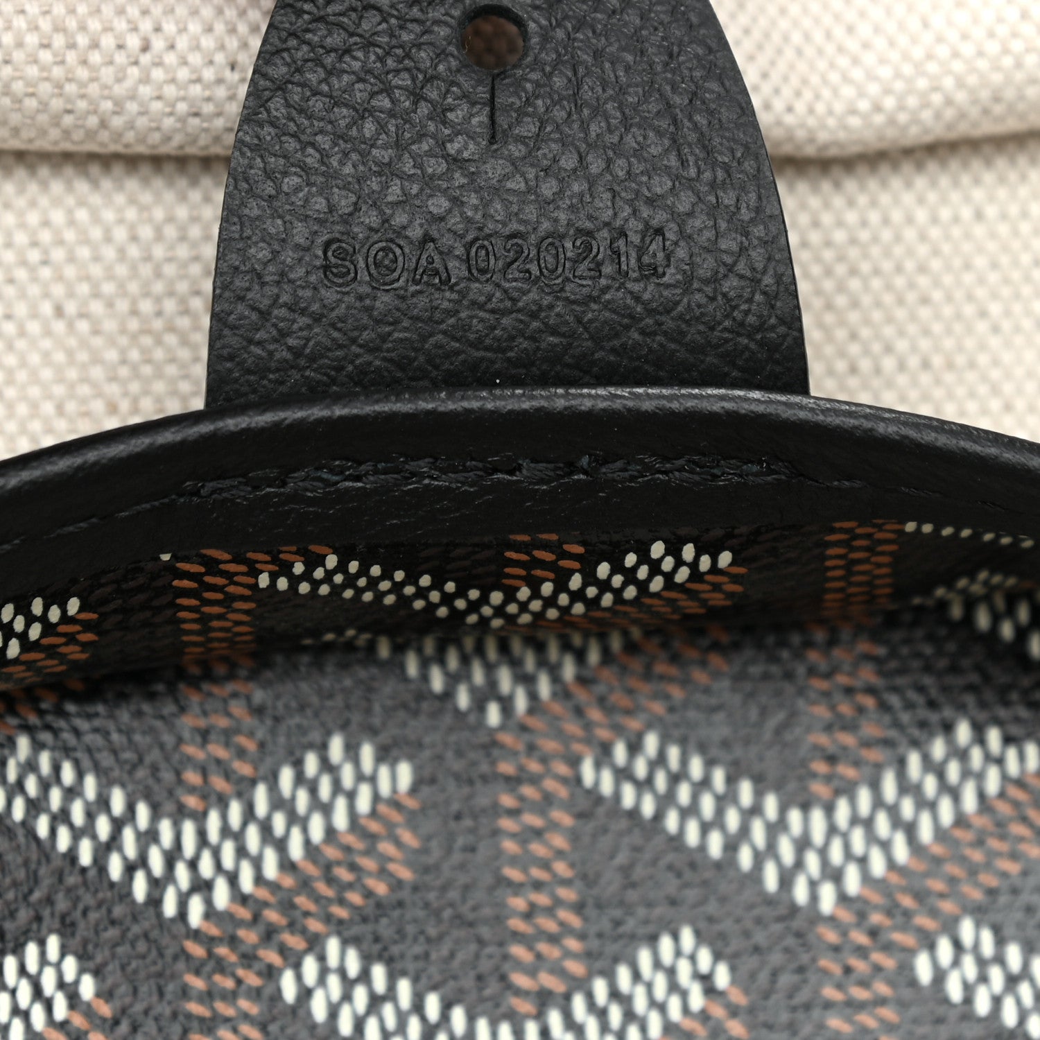 Goyard Goyardine Artois MM Black 7 of 9
