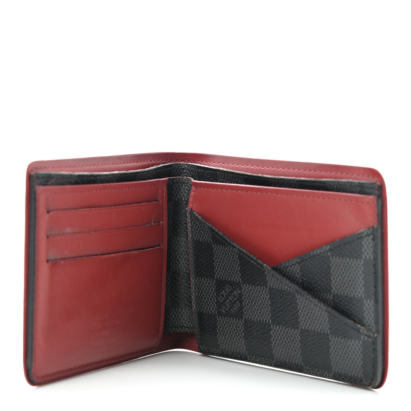 Damier Graphite Multiple Wallet Bordeaux