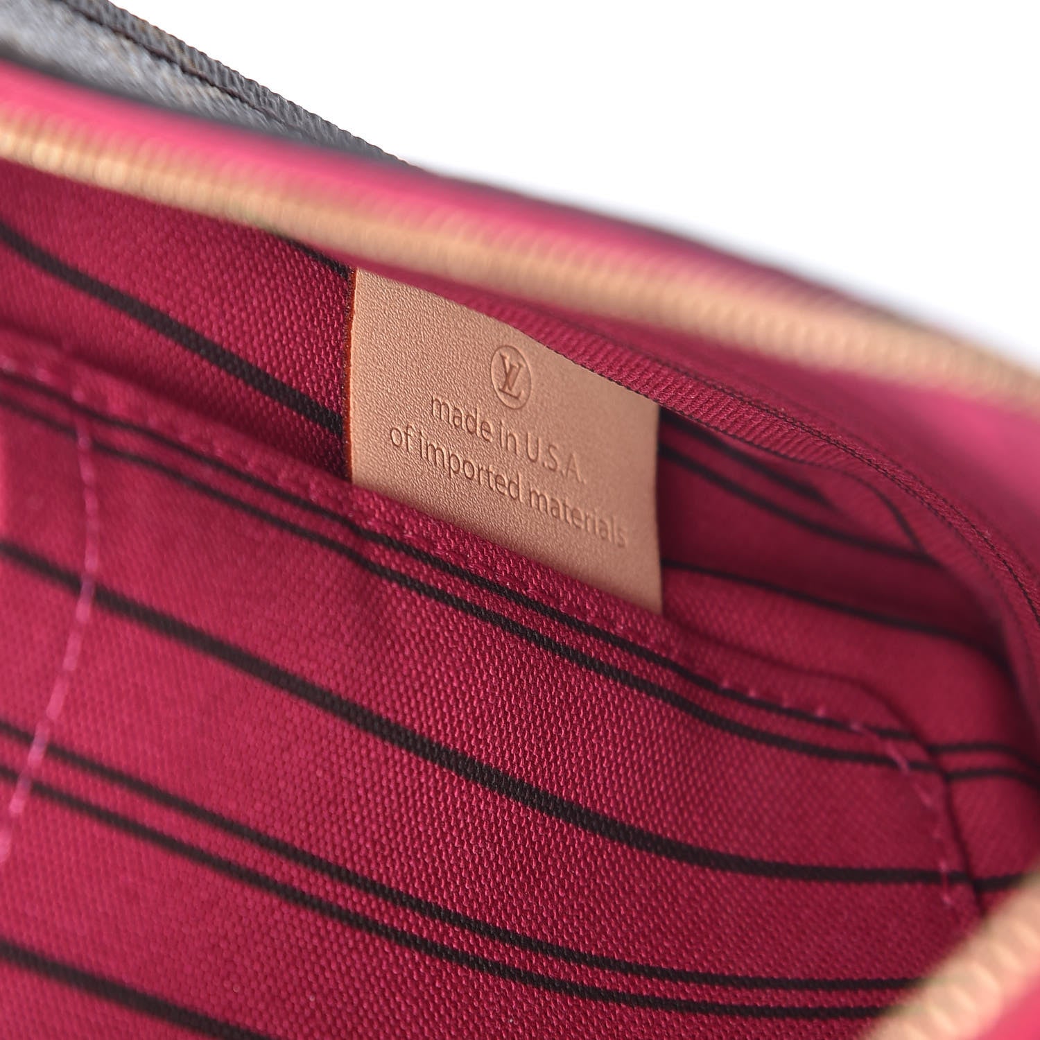 Louis Vuitton Monogram Neverfull MM GM Pochette Pivoine 7 of 8