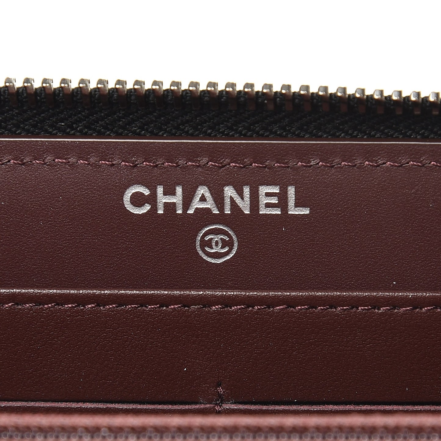Caviar Quilted Large Gusset Zip Around Wallet Black