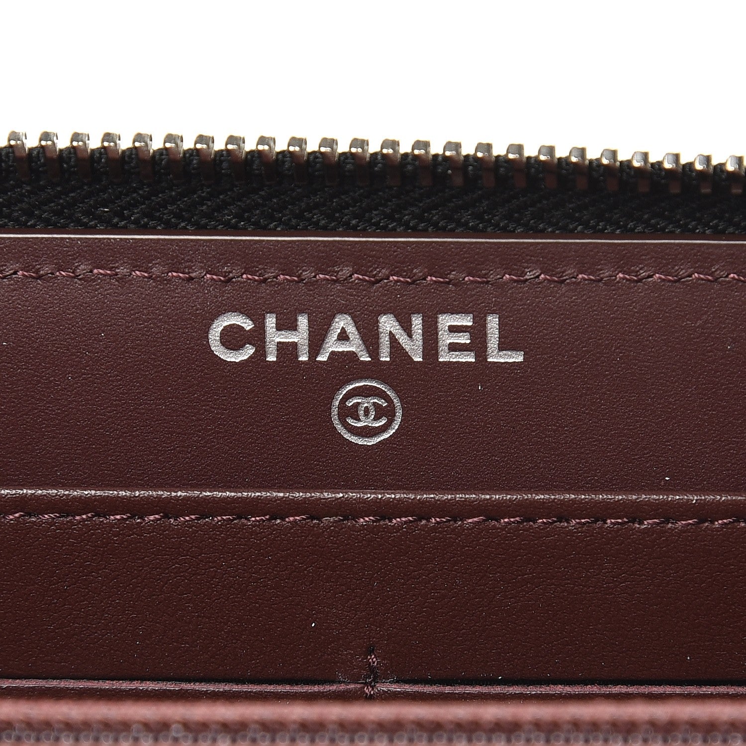 Chanel Caviar Quilted Large Gusset Zip Around Wallet Black 6 of 9