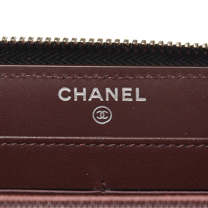 Chanel Caviar Quilted Large Gusset Zip Around Wallet Black 6 of 9