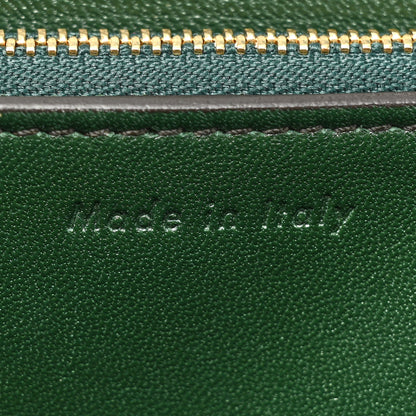 Celine Box Calfskin Medium Classic Box Flap Bag Dark Green 8 of 12